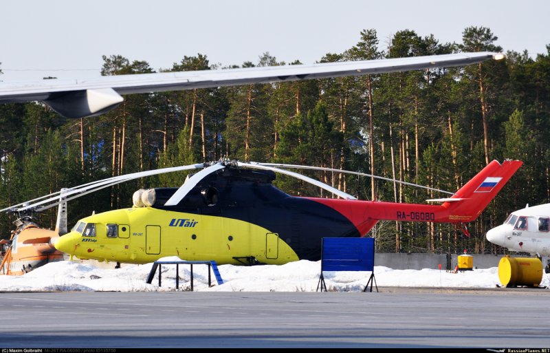 UTAIR вертолет Сургут