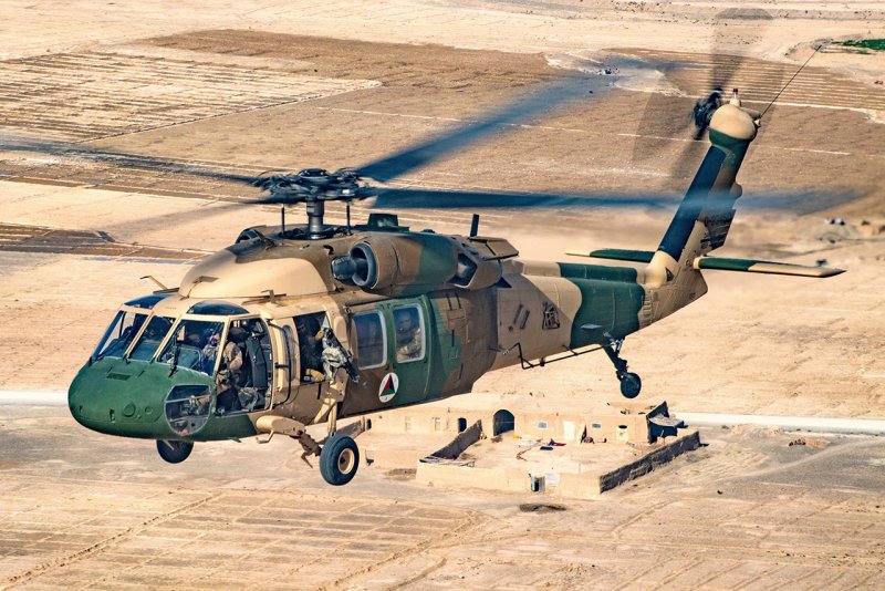 Sikorsky uh-60 ВВС Афганистана