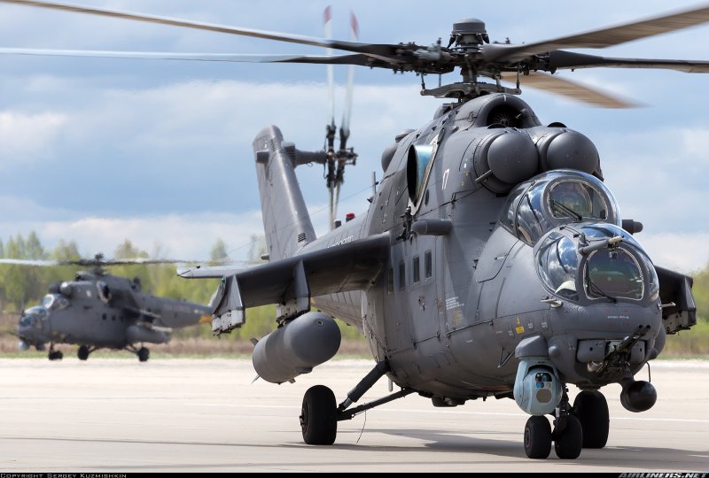 Ми-35мс армейский ударный вертолёт