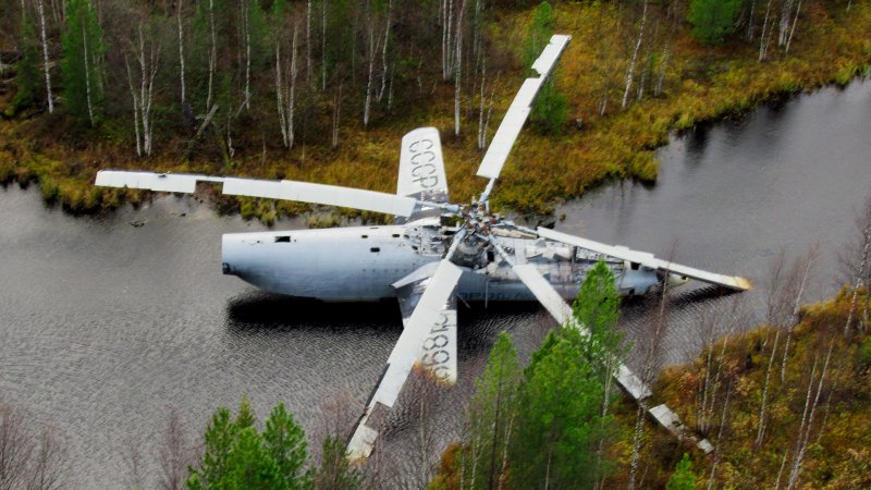 Вертолет ми-6 в Тарко-Сале