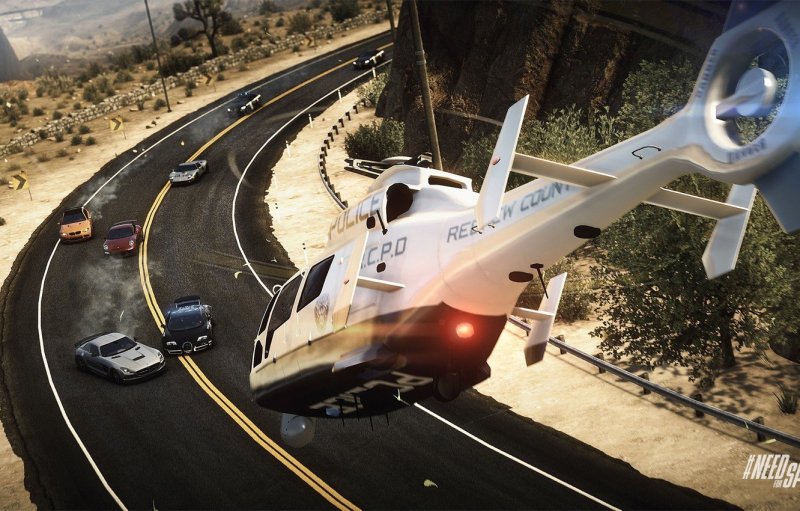 NFS the Run вертолет