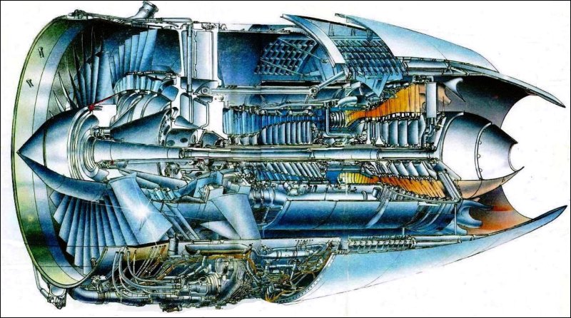 Авиационный двигатель ПС-90а