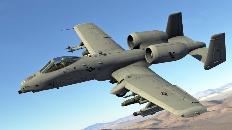 Штурмовик a-10c Thunderbolt 2