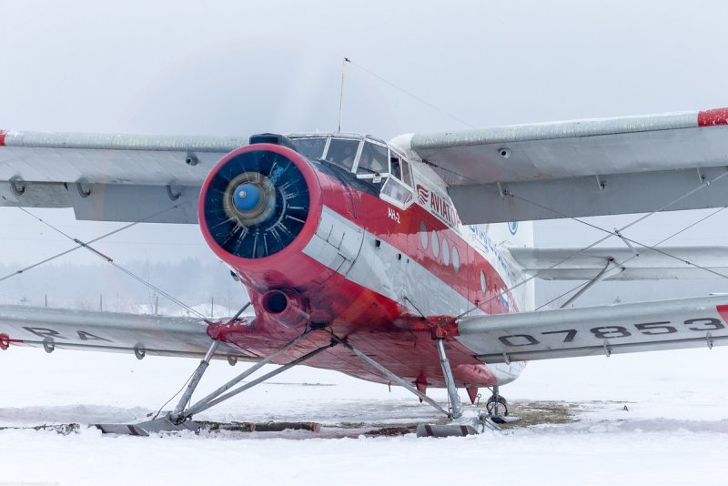 АН 2 на лыжном шасси