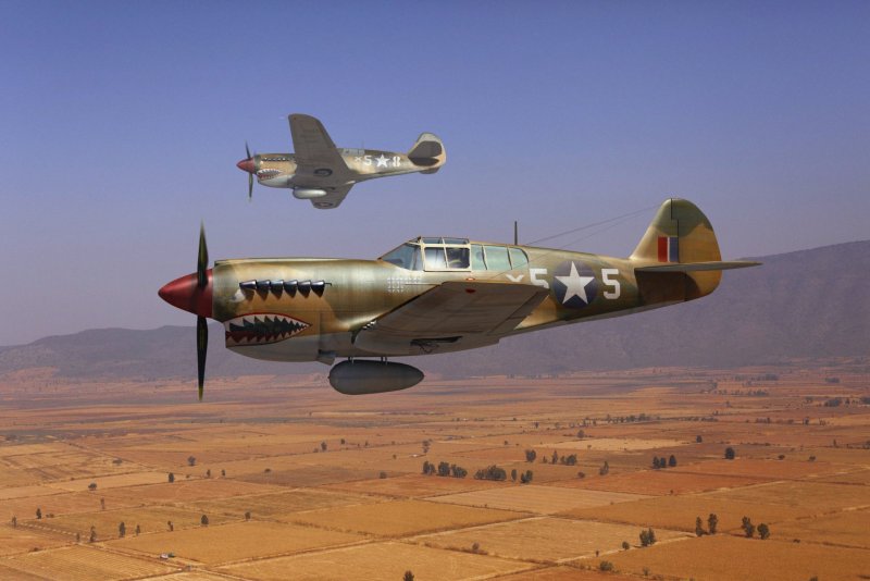 P-40 Warhawk Tomahawk Kittyhawk