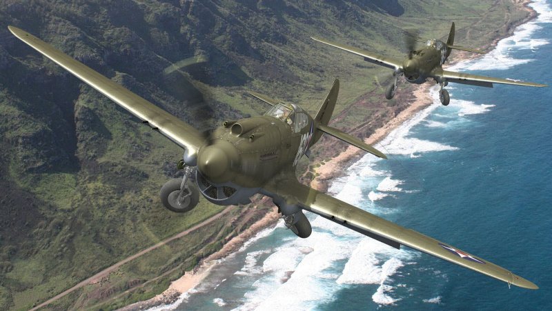 P-40 Warhawk на обои