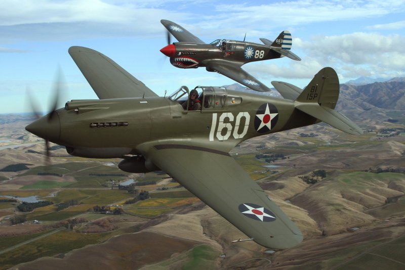 Самолет Curtiss p-40