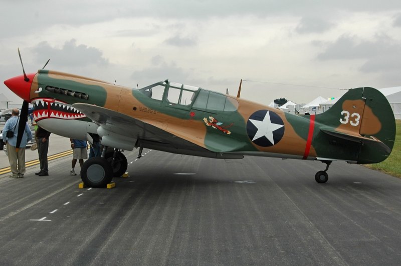 Истребитель Киттихаук Curtiss p-40