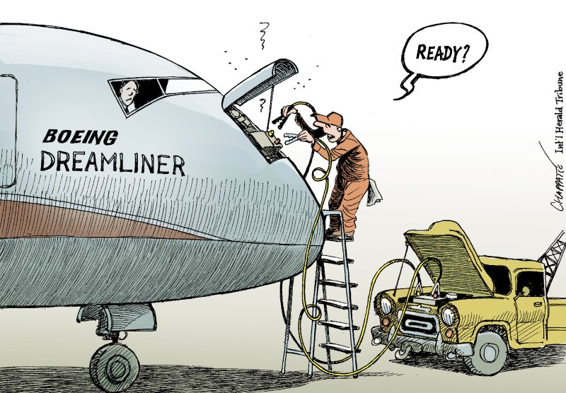 Смешные карикатуры про авиацию