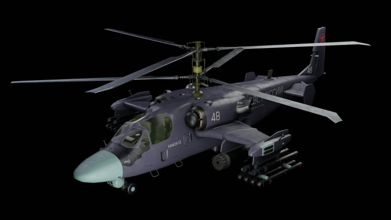 Ка-52 Аллигатор 3d model