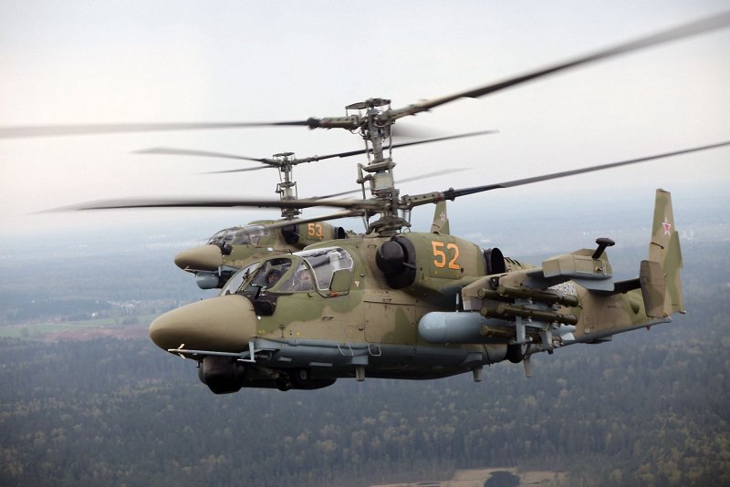 Вертолет ка-52 "Аллигатор"
