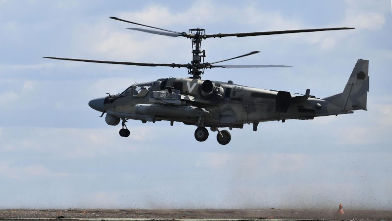 Вертолёт ка-52 чёрная акула