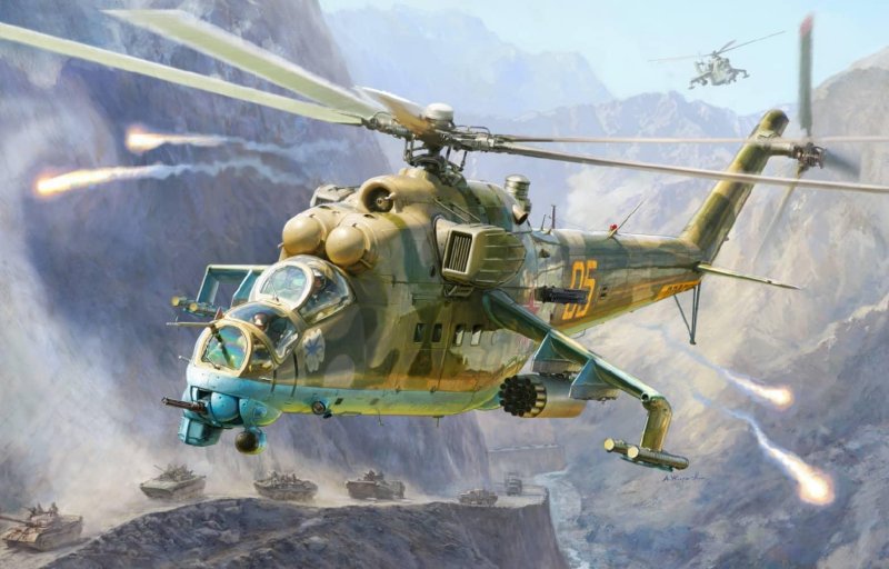 Вертолет "ми-24а"