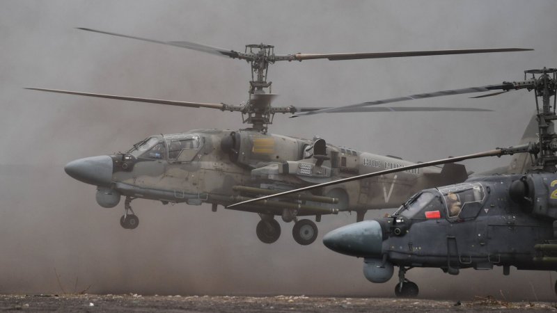 Вертолет ка-52 "Аллигатор"