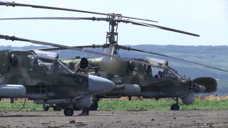 Вертолет ка-52 "Аллигатор"