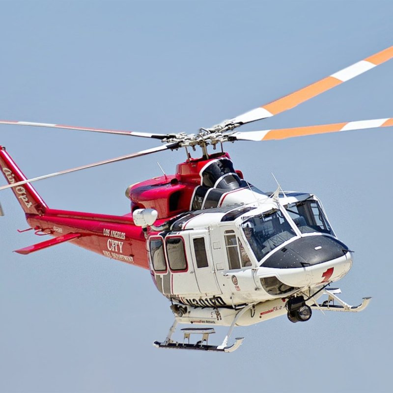 LAFD Bell 412 Air ops