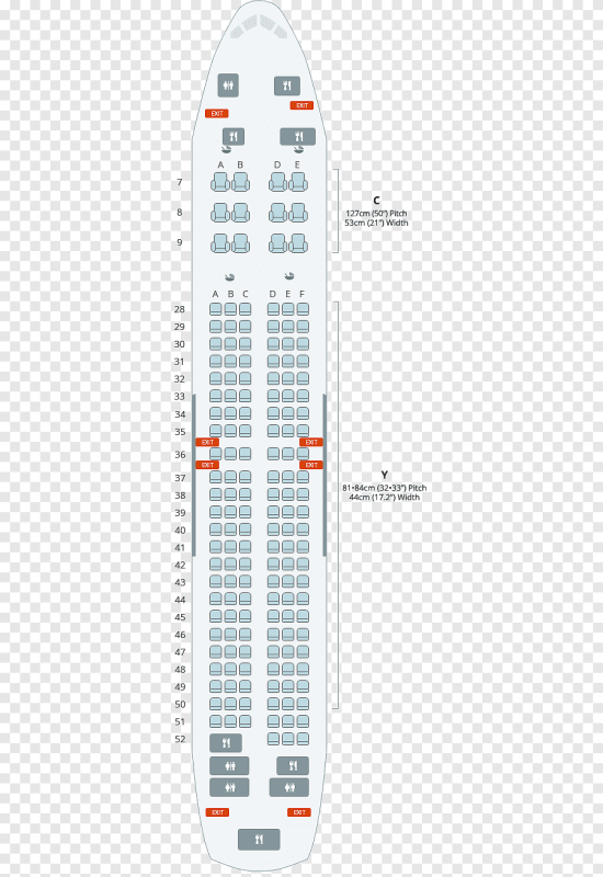 Боинг 737-900 рассадка