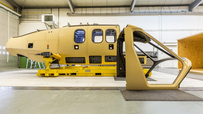 Racer is a High-Speed Helicopter Demonstrator Canopy