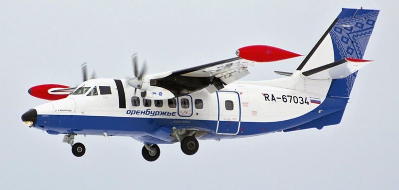 Л-410 самолет Оренбуржье