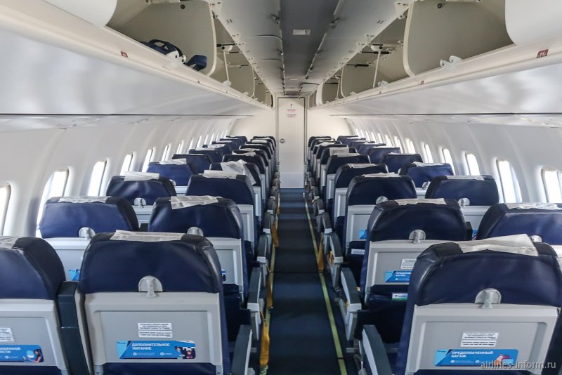 Boeing 737-800 Нордстар салон
