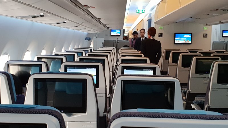 Airbus a350-900 XWB салон