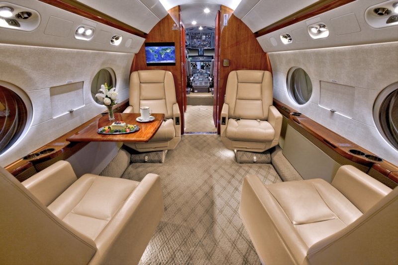 Gulfstream g450 салон