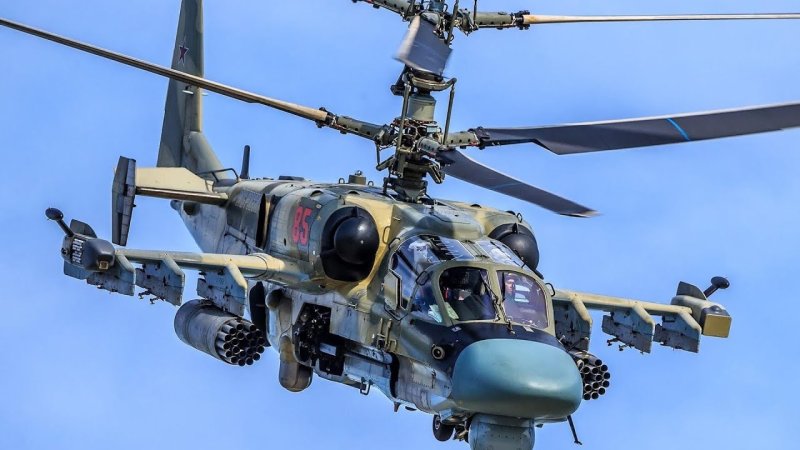 Ка-52 Аллигатор чёрный