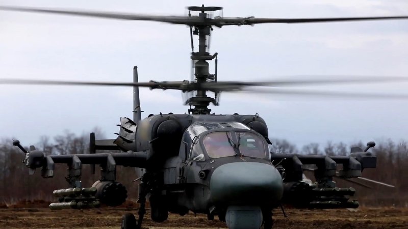 Вертолет ка-52 "Аллигатор"