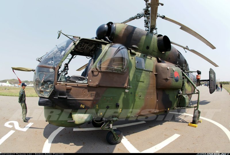 Вертолёт ка-32 в Южной Корее