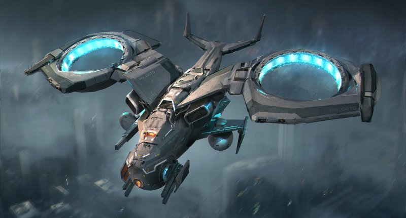 Дроны арт Sci-Fi