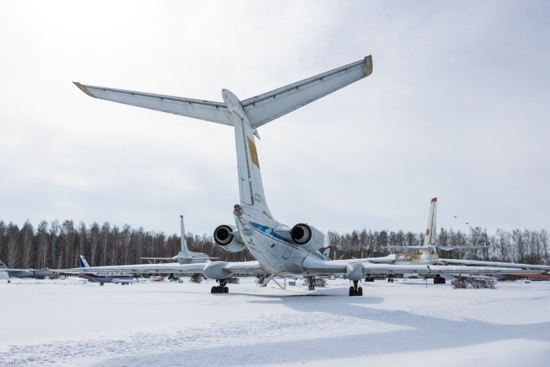 Самолет ту 134 город Обь