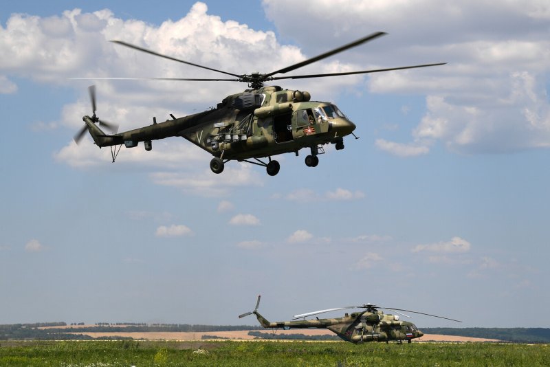 Вертолёт ми-8 военный