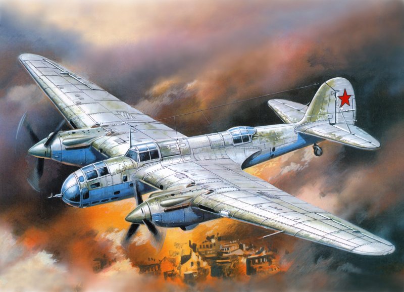 Сб-2 бомбардировщик