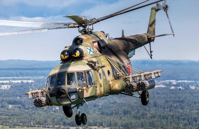 Боевой вертолёт ми-8