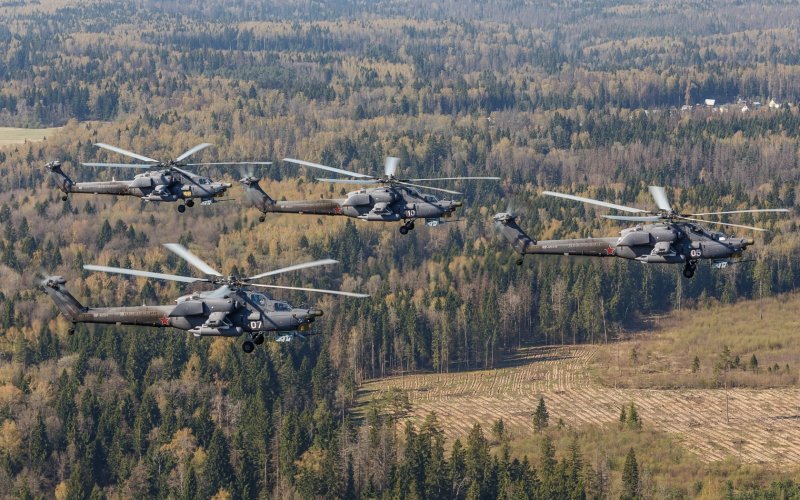 Ми-28 вертолёт полет
