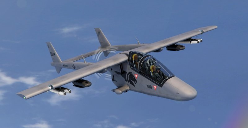 Боевой самолет AHRLAC