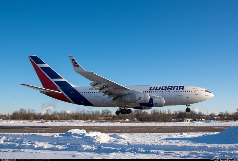 Ил 96 Cubana Airlines