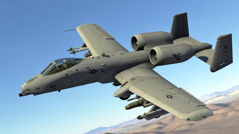 Штурмовик a-10c Thunderbolt 2