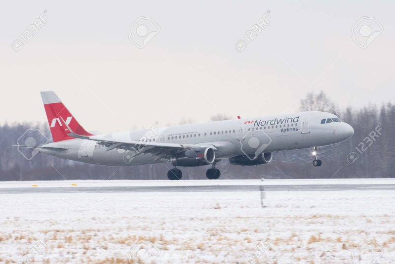 Airbus a321 Nordwind Airlines салон