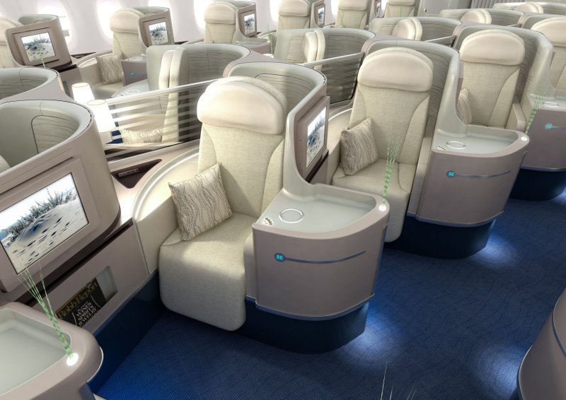 Beluga Airbus внутри пассажирский