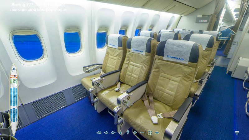 Боинг 777-200 салон