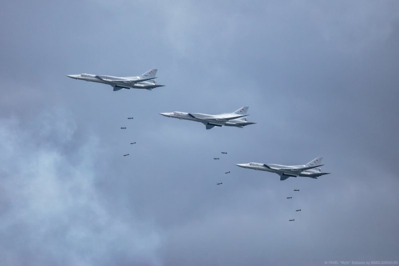 Ту-22м3 бомбометание