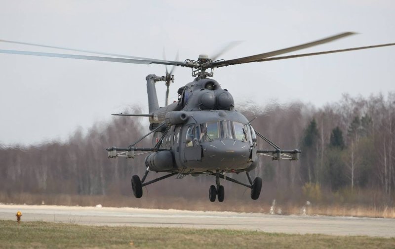 Военный вертолет России ми 8