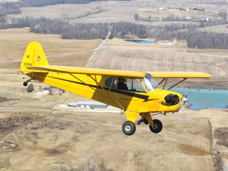 Piper Cub Navi Lights