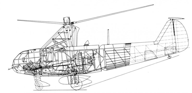 Вертолет Фокке-Ахгелис fa.223