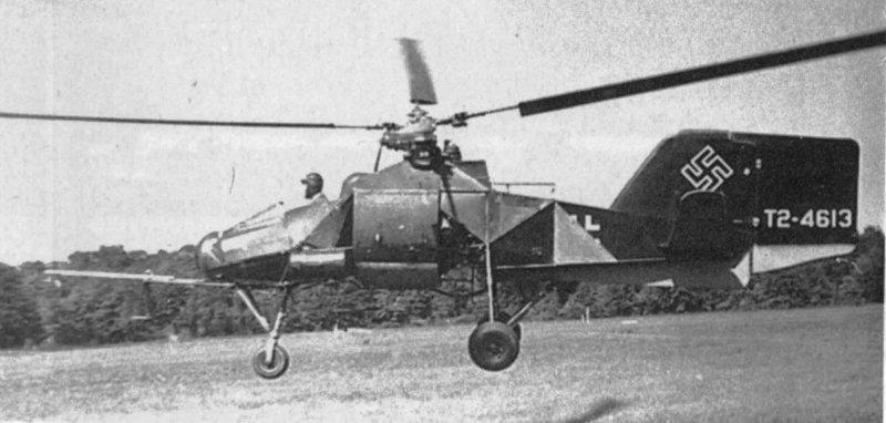 Вертолет Flettner FL.282 Kolibri