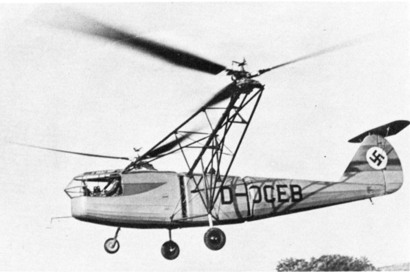 Немецкий вертолет fa-223