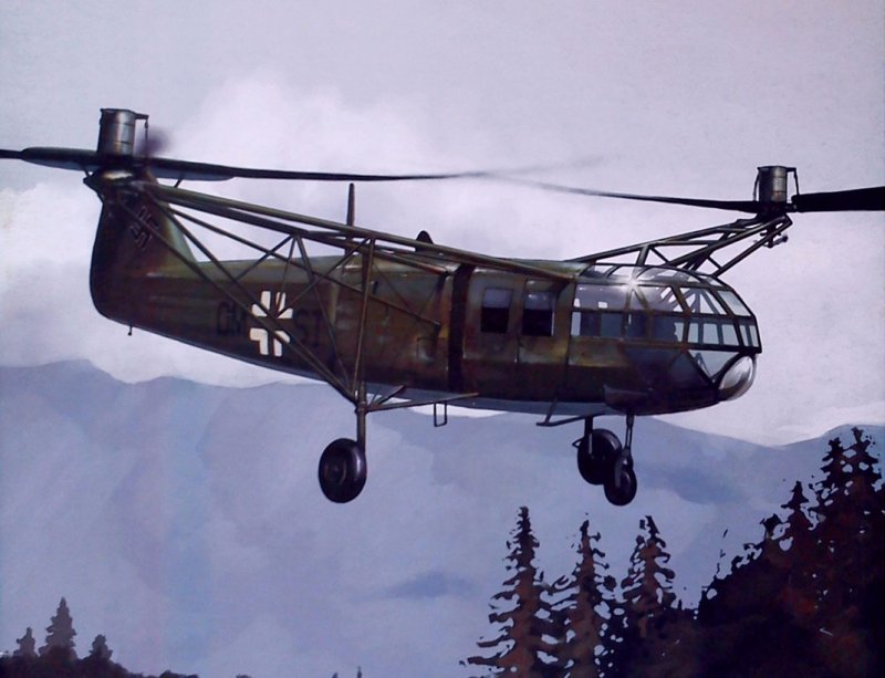 Вертолет Фокке-Ахгелис fa.223