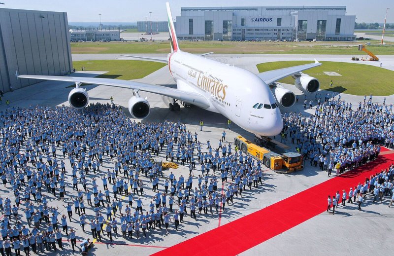 Самый большой Аэробус а380