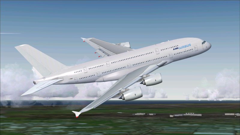 Самолет Аэробус а380 1000